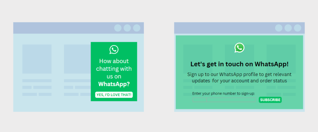 WhatsApp Business Opt-Ins