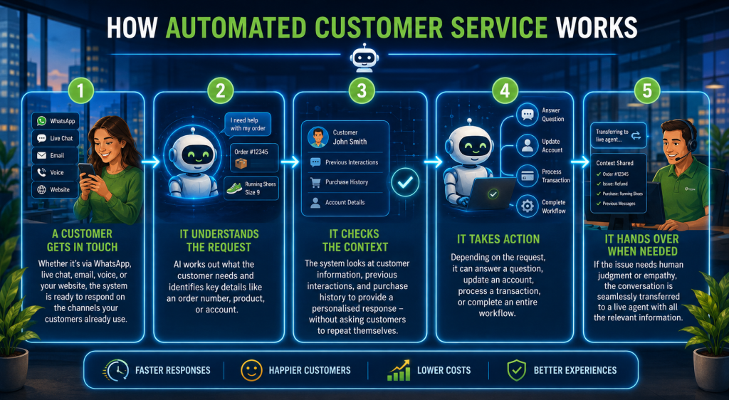 How Automated Customer Service Works
